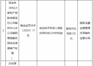 大家财险榆林中心支公被罚8万元：违法给予投保人保险合同约定以外的利益